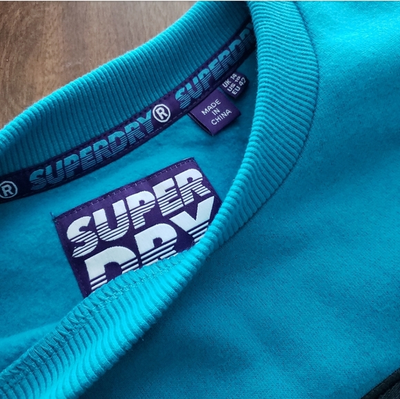 BNWT superdry 90s applique crew sweatshirt - Picture 6 of 8